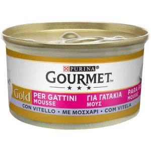 GOURMET GOLD GATTINI MOUSSE VITELLO 85 GR