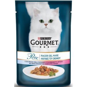 GOURMET PERLE PESCE OC/GAMB BST 85 GR