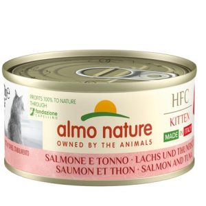 ALMO MADE IN ITALY KITTEN SALMONE/TONNO 70 GR
