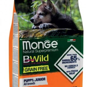 MONGE BWILD PUPPY/JUN DUCK/PO 2,5 KG