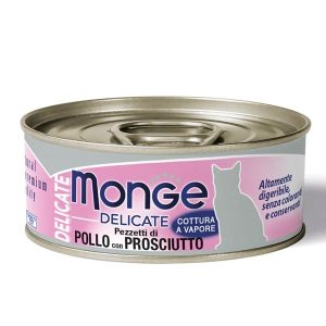 Monge Delicate pezzetti di pollo con prosciutto
