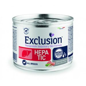 EXCLUSION HEPATIC PORK/RICE/PEA 200 GR