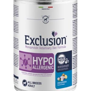 EXCLUSION HYPO FISH/POT. 400 GR