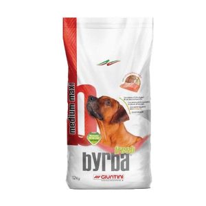 BYRBA ADULT  MED/MAXISALMONE 12KG