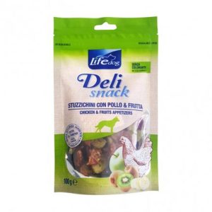 LIFE DOG DELI SNACK POLLO E FRUTTA 100 GR