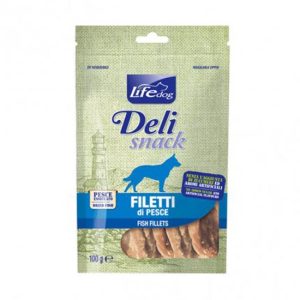 LIFE DOG DELI SNACK PESCE 100 GR