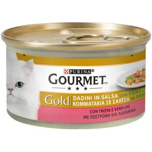 GOURMET GOLD DADINI TROTA/VERD 85 GR