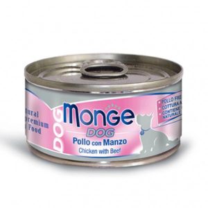 MONGE POLLO/MANZO 95 GR