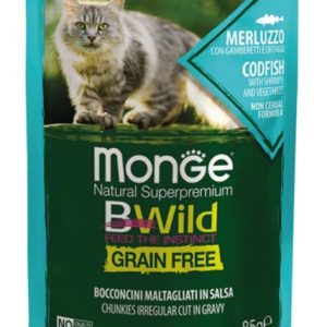 MONGE BWILD MERLUZZO BST 85 GR