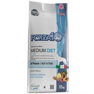 F10 DIET MEDIUM PESCE 12 KG