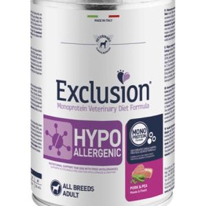 EXCLUSION HYPO PORK/PEA 400 GR